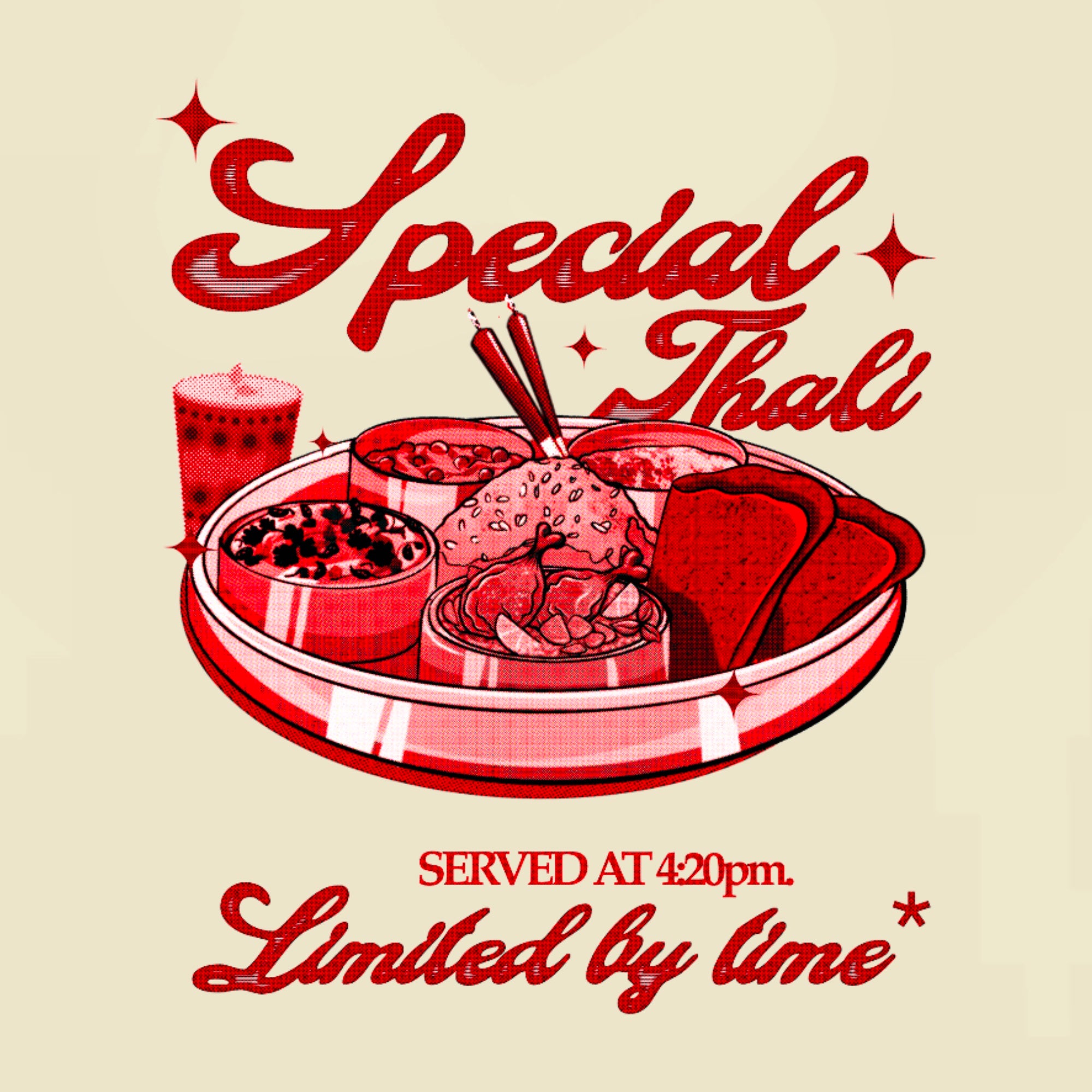 420 SPECIAL TEE   'Non-Veg Thali'